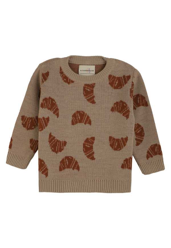 KNIT SWEATER  CROISSANT