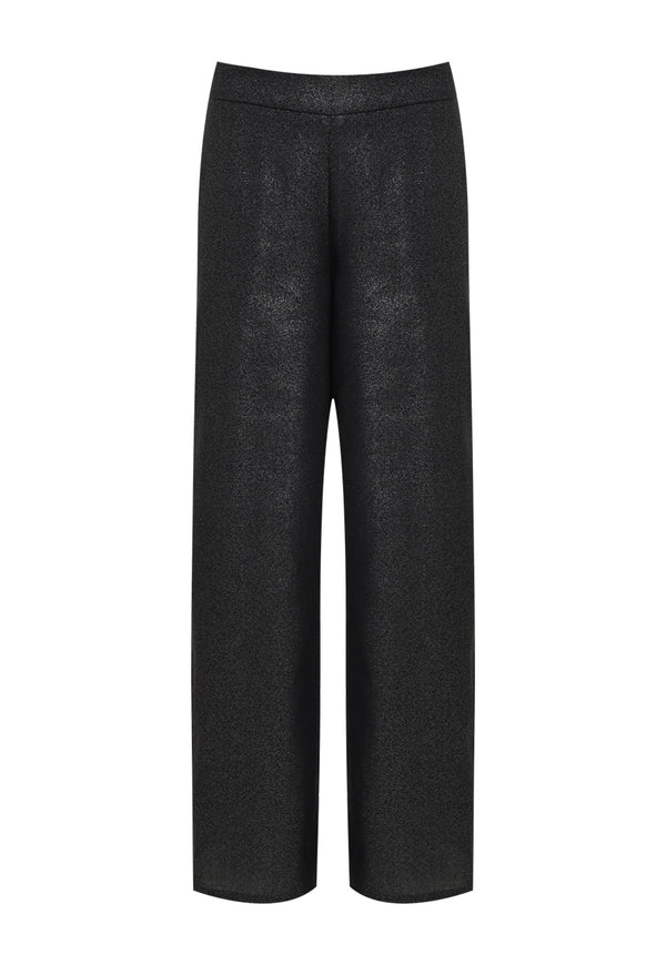 SLOPPY PANT NEGRO METALIC